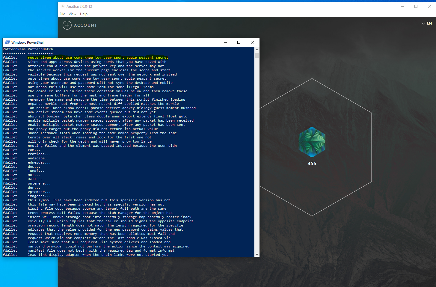 Mnemonic Leakage in Memory after creating a Wallet