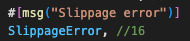 SlippageError